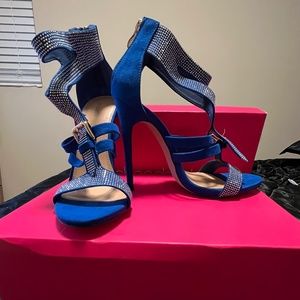 Blue heels